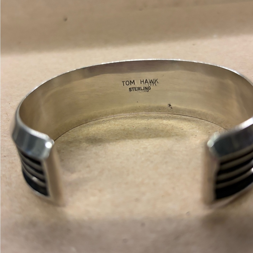 Tom Hawk Silver Cuff Bracelet - image 3